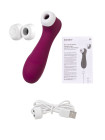 Вакуумный стимулятор клитора Satisfyer Pro 2 Generation 3, Connect App, бордовый, 16,4 см
