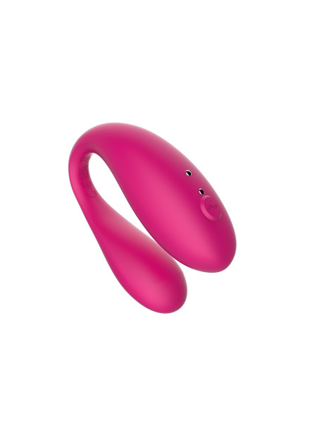 Парный вибромассажер TWIN, Pink с управлением через приложение.