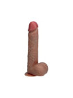 Фаллоимитатор с функцией вибрации и пенетрации - 8" / 20,5 cm - Flesh