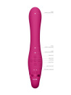 Вибромассажер Suki- Pink имеет кнопку мгновенного оргазма