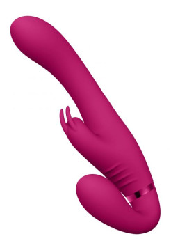 Вибромассажер Suki- Pink имеет кнопку мгновенного оргазма