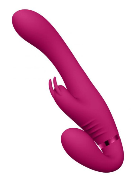 Вибромассажер Suki- Pink имеет кнопку мгновенного оргазма