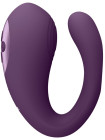 Вибромассажер Yoko тройного действие с функцией пульсации(фиолетовый)