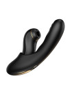 Вибратор с возвратно-поступательными движениями, вакуумом и приложением BeYourLover Fatima, черный