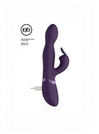 Вибромассажер-кролик Niva с ротацией 360 градусов и с функцией "мгновенный оргазм"