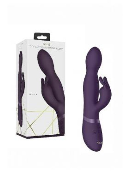 Вибромассажер-кролик Niva с ротацией 360 градусов и с функцией "мгновенный оргазм"