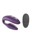 Вибромассажер для пар We-Vibe Sync NEW Purple приложение We-Connect, 10 режимов вибрации