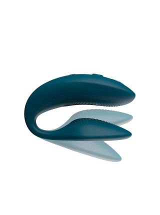 Вибромассажер для пар We-Vibe Sync NEW Velvet Green приложение We-Connect, 10 режимов вибрации