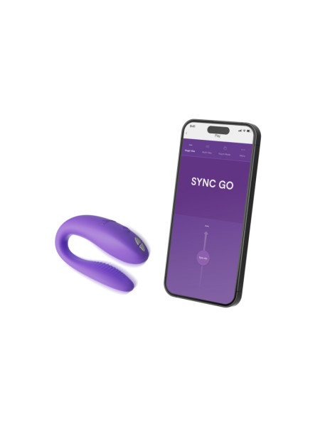 Вибромассажер для пар We-Vibe Sync Go (фиолетовый)