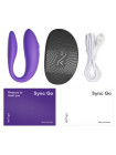 Вибромассажер для пар We-Vibe Sync Go (фиолетовый)