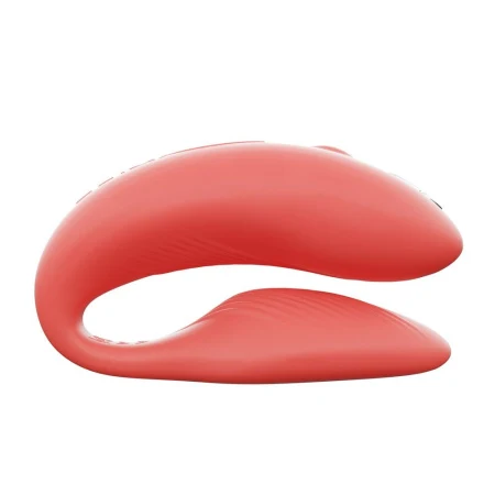 Вибратор We-Vibe Chorus для пар, коралловый, в комплекте батарейка для пульта