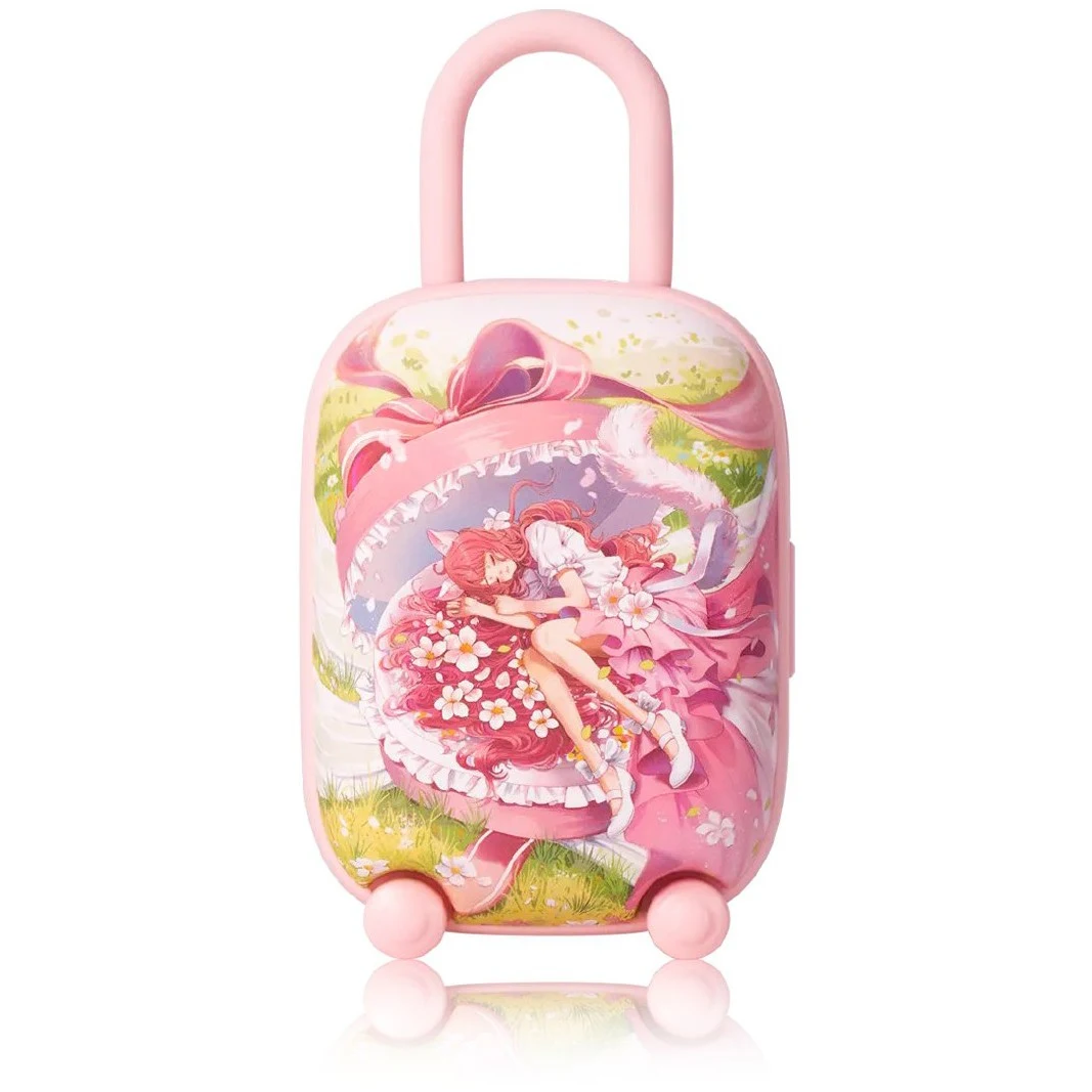 Вибратор 2в1 BeYourLover Magic Suitcase с бесконтактным клиторальным стимулятором, розовый