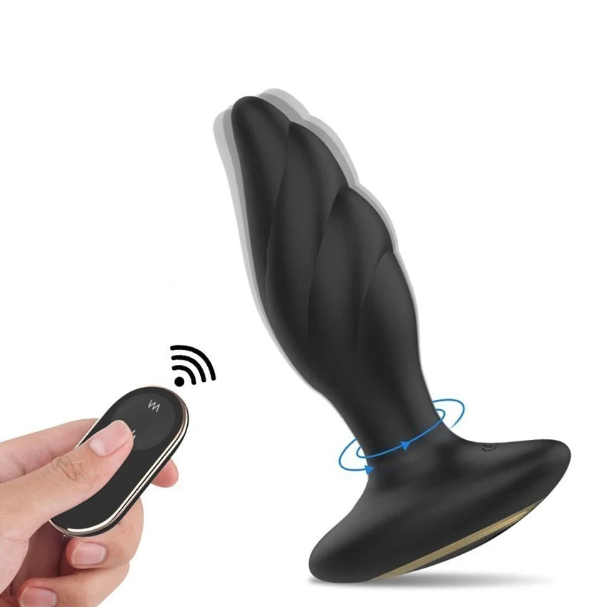 ВИБРОМАССАЖЁР 9 режимов вибрации, 9 режимов движения шариков, L рабочей части 114 мм D 42 мм, дистанционный пульт арт. SHD-S405-2 RCT