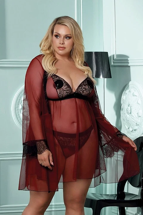 Пеньюар Anais Arabella robe 3xxl\4xxl