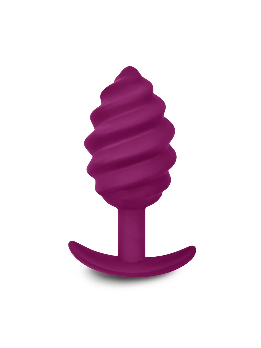 Витая анальная пробка для ношения Gplug Twist 2, 10.5х3.9 см