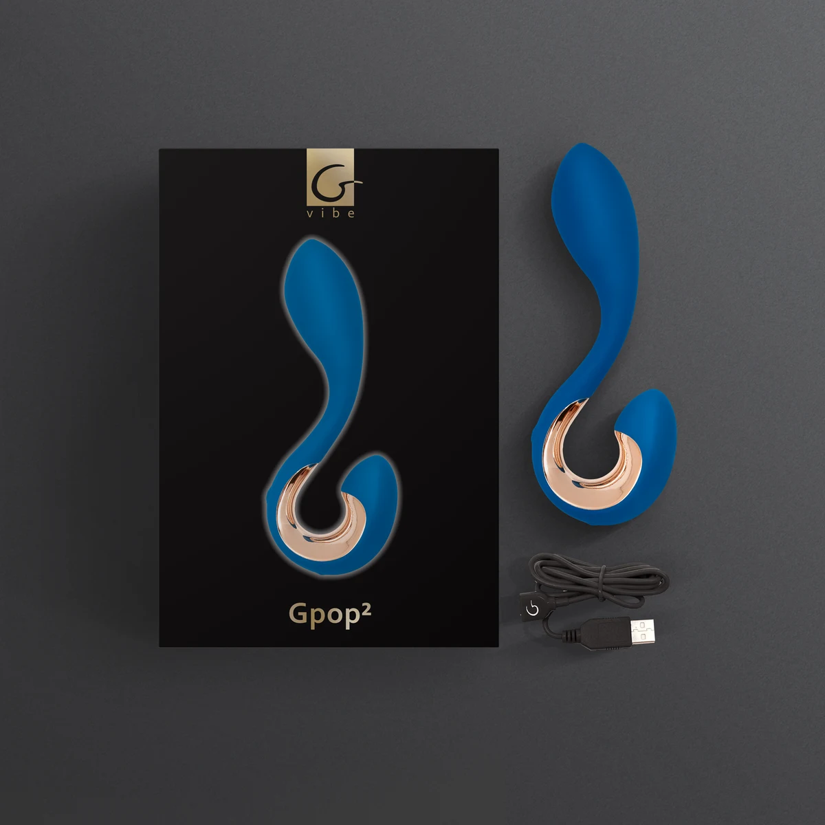 Универсальный массажер Gvibe Gpop2, 12.5х2.8 см