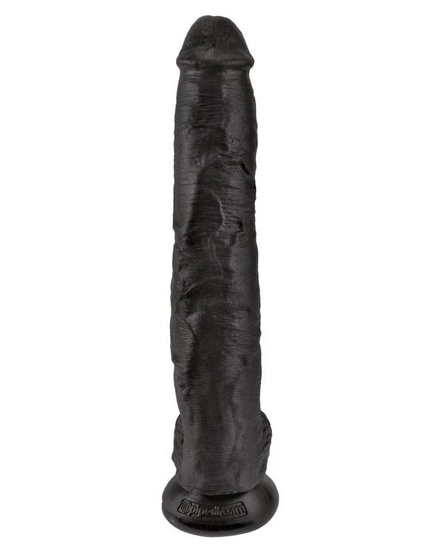 Фаллоимитатор-гигант черный King Cock 14 Cock with Balls