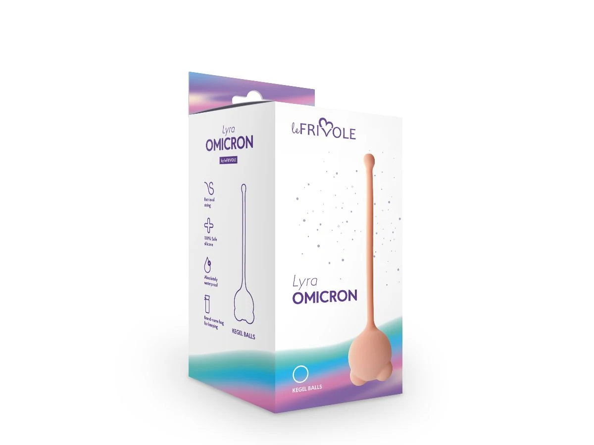 Вагинальные шарики Omi, цвет слоновая кость (LYRA) (One Size)