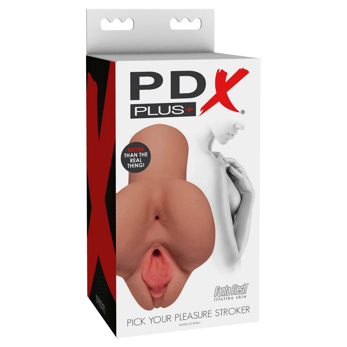 Мастурбатор с двумя входами, 2,5 кг Мулатка Double Stroker Pipedream RD60922PD