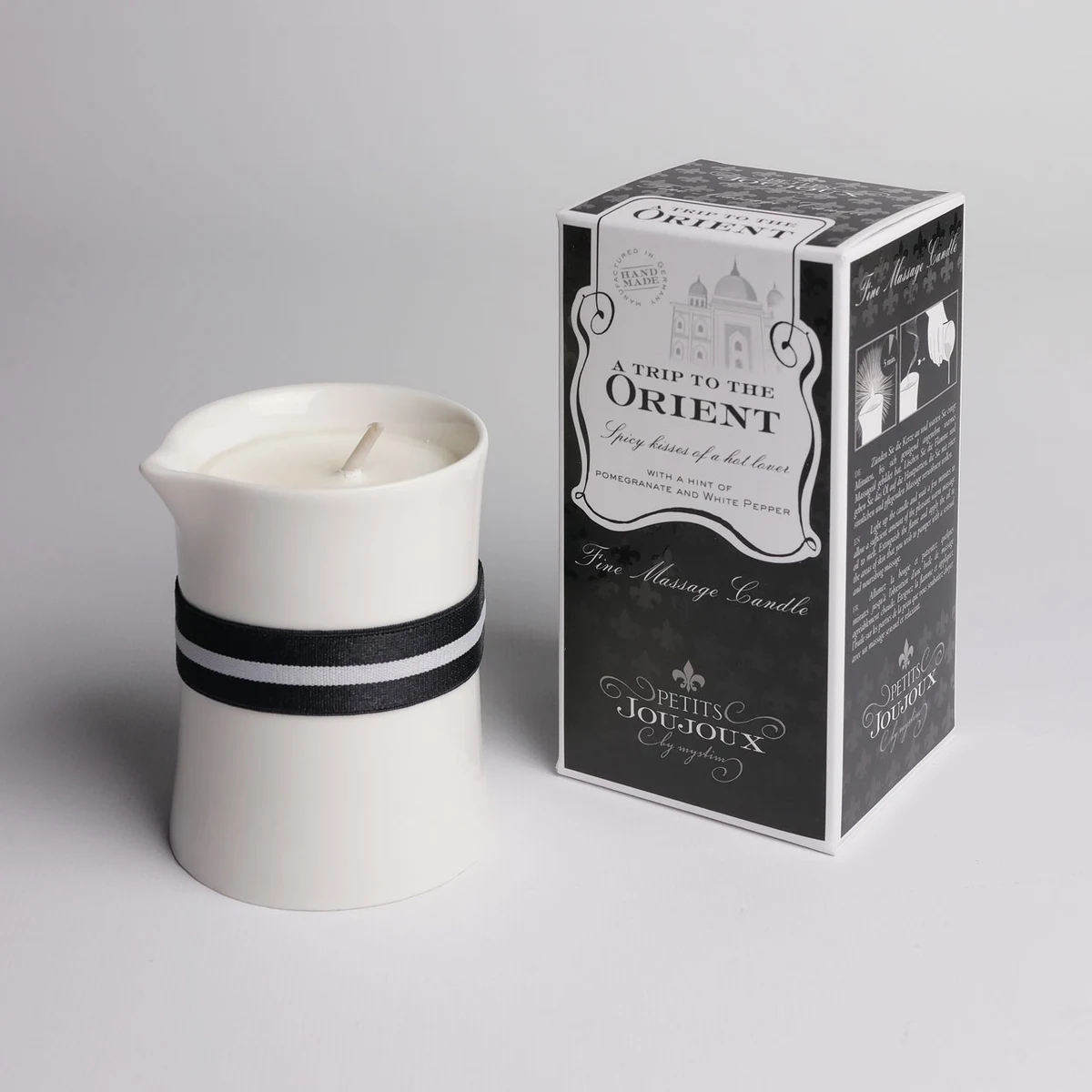 Petits Joujoux Orient Аромат –Гранат и белый перец, массажное масло в виде свечи. 120 г