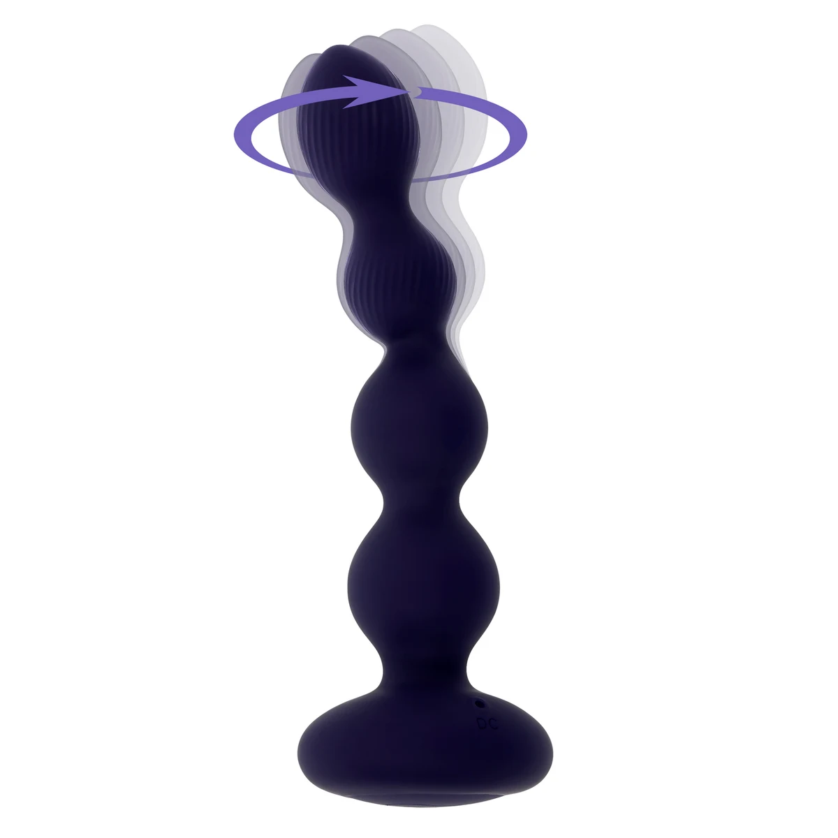 Анальная елочка с вибрацией и вращением Pleasure Orbit