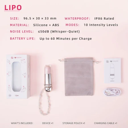 Бесконтактный клиторальный стимулятор BeYourLover Lipo