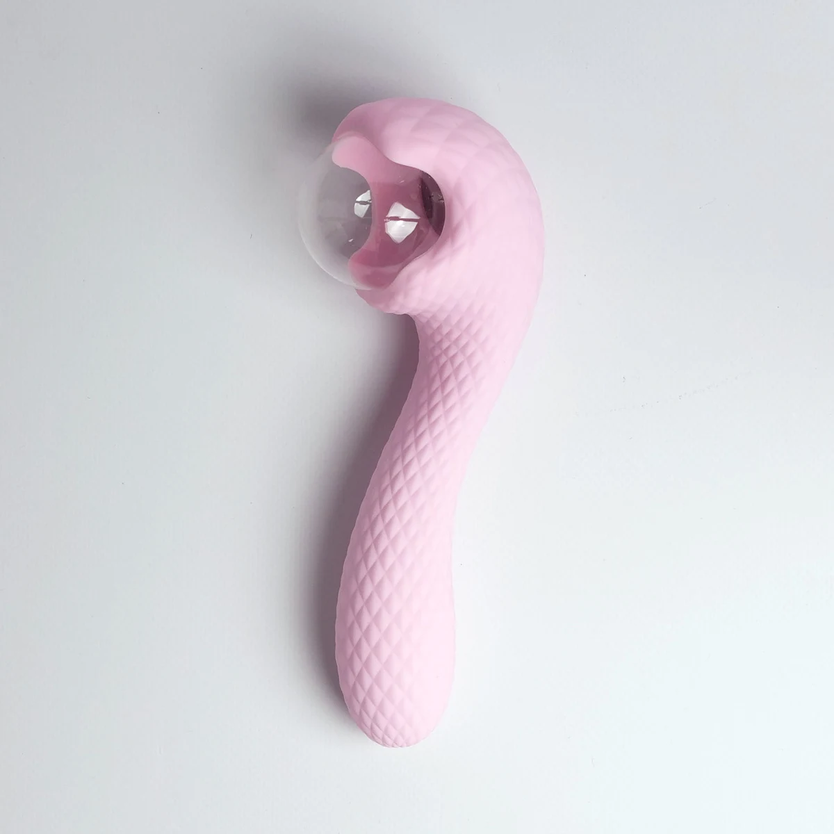 Вибромассажёр с деликатными токами, розовый DF1010-PINK