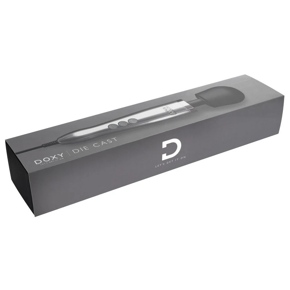 Вибратор Doxy Die Cast серебрянный