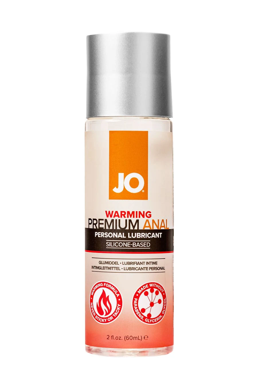 Анальный лубрикант на силиконовой основе JO Premium WARMING, разогревающий, 60 мл