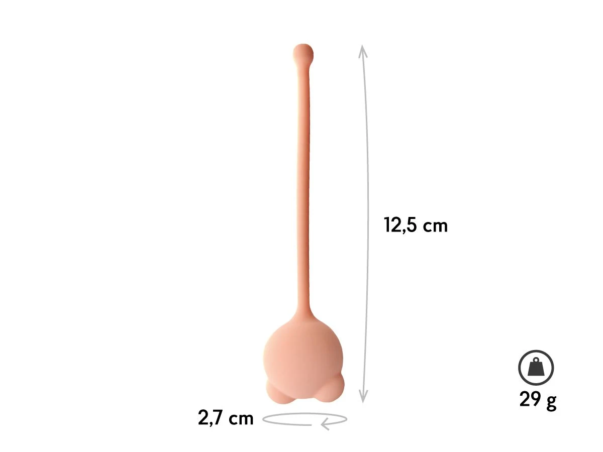 Вагинальные шарики Omi, цвет слоновая кость (LYRA) (One Size)