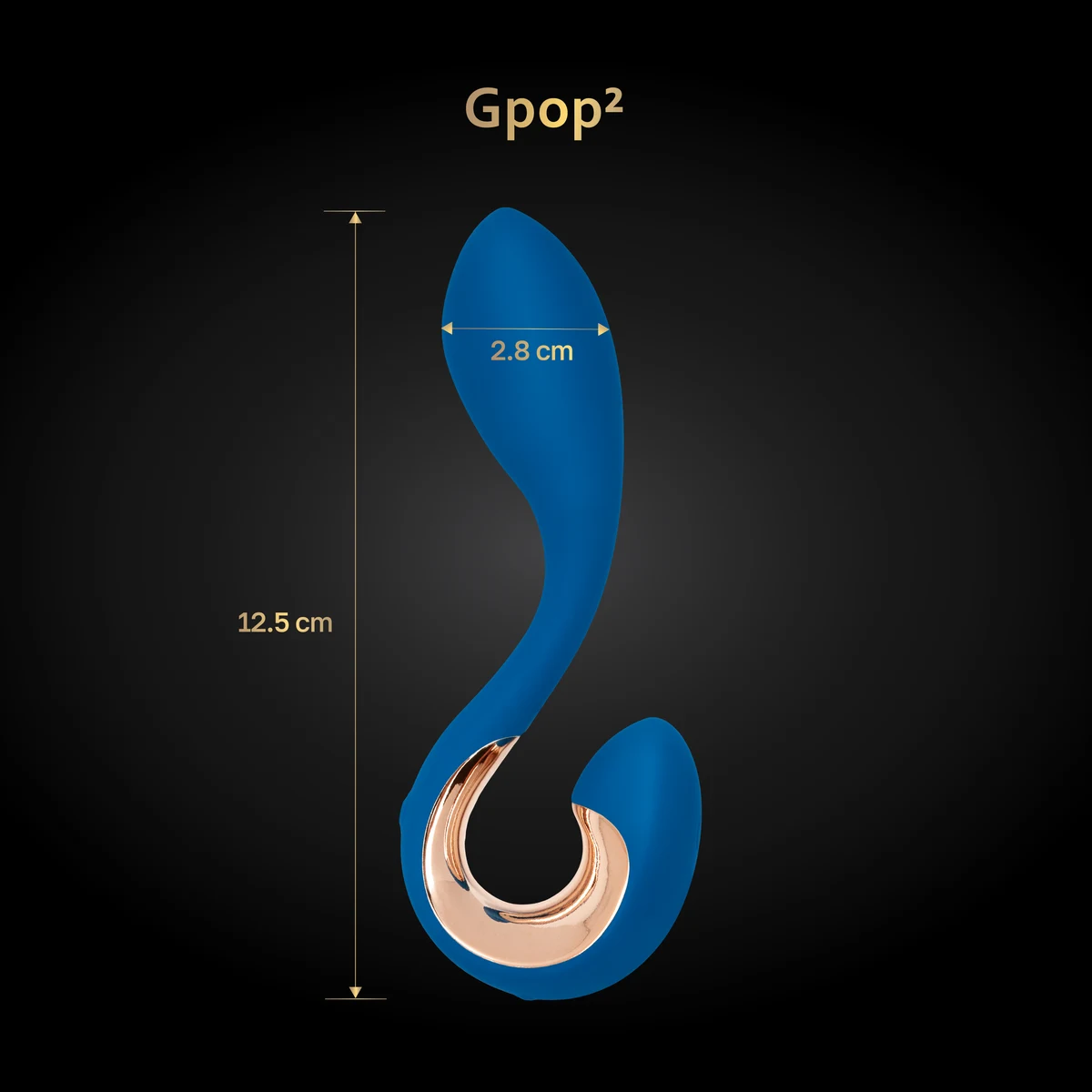 Универсальный массажер Gvibe Gpop2, 12.5х2.8 см