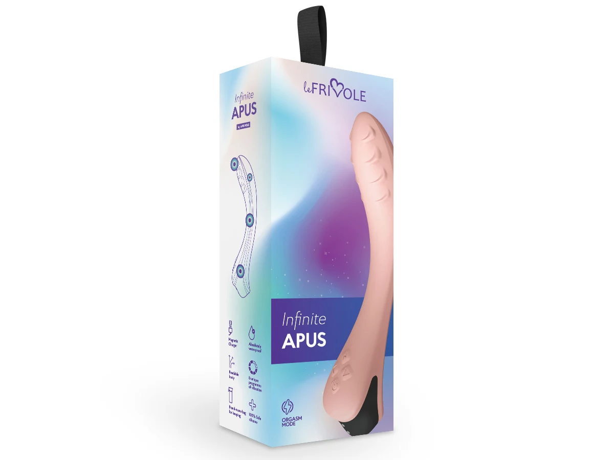 Вибратор точки G  Apus, цвет персиковый (INFINITE) (One Size)