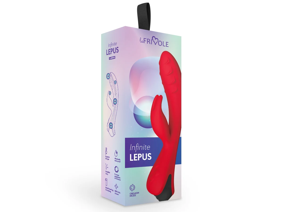 Вибратор кролик Lepus, цвет Алый (INFINITE) (One Size)