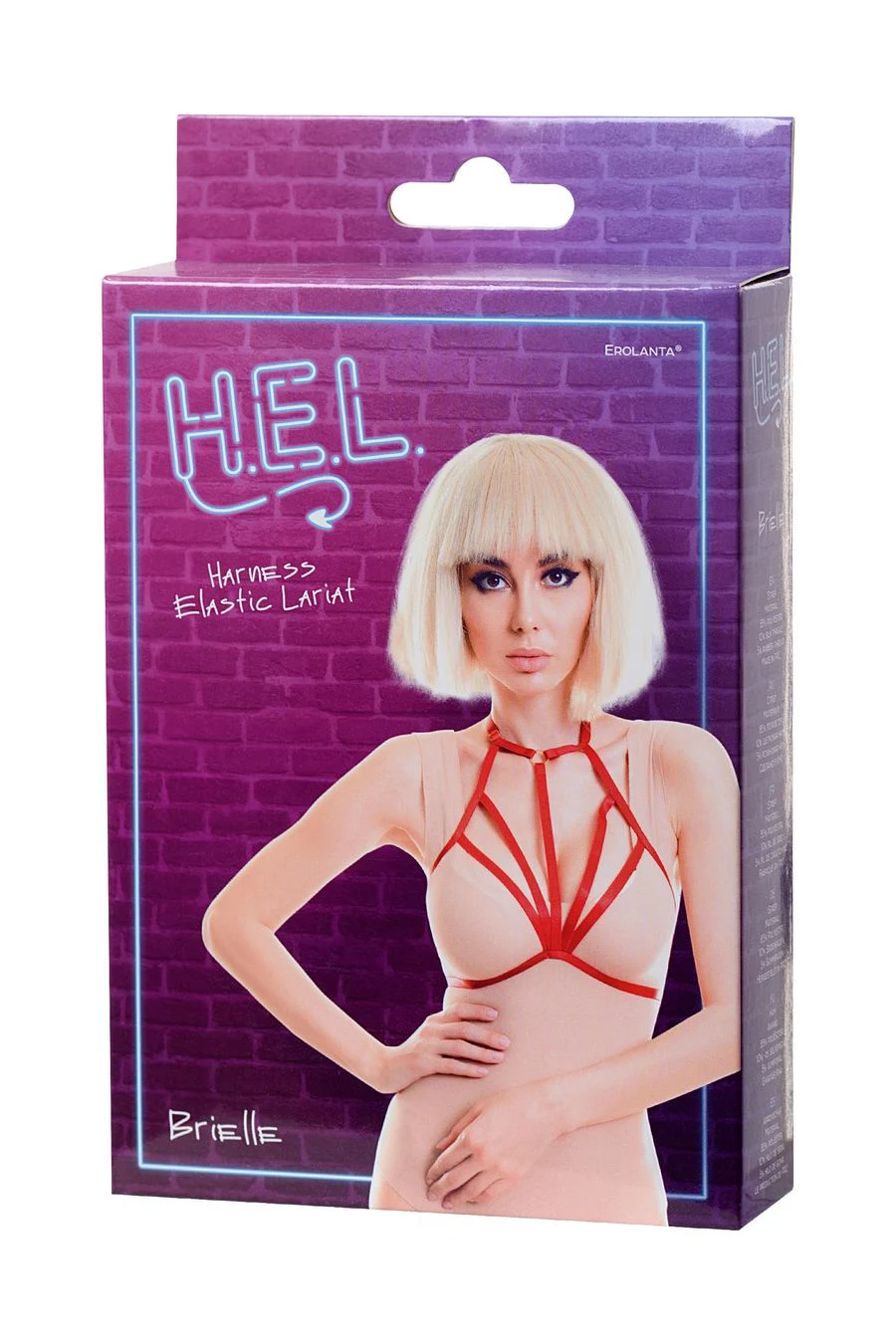 Красная портупея H.E.L.