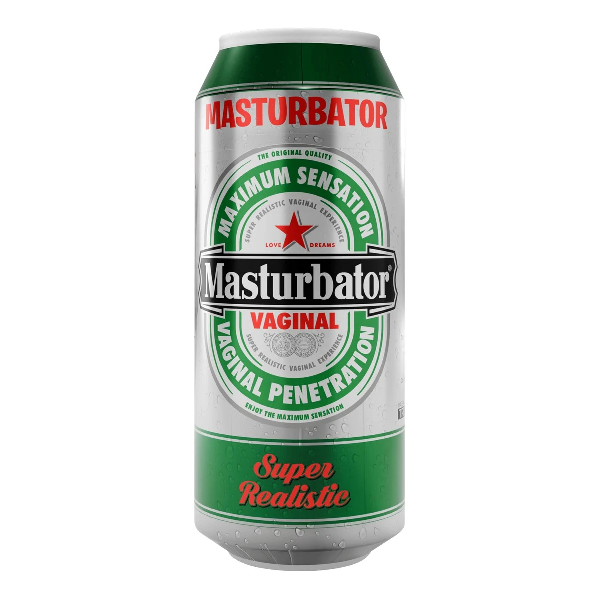 Мастурбатор в тубе Beer, вагина