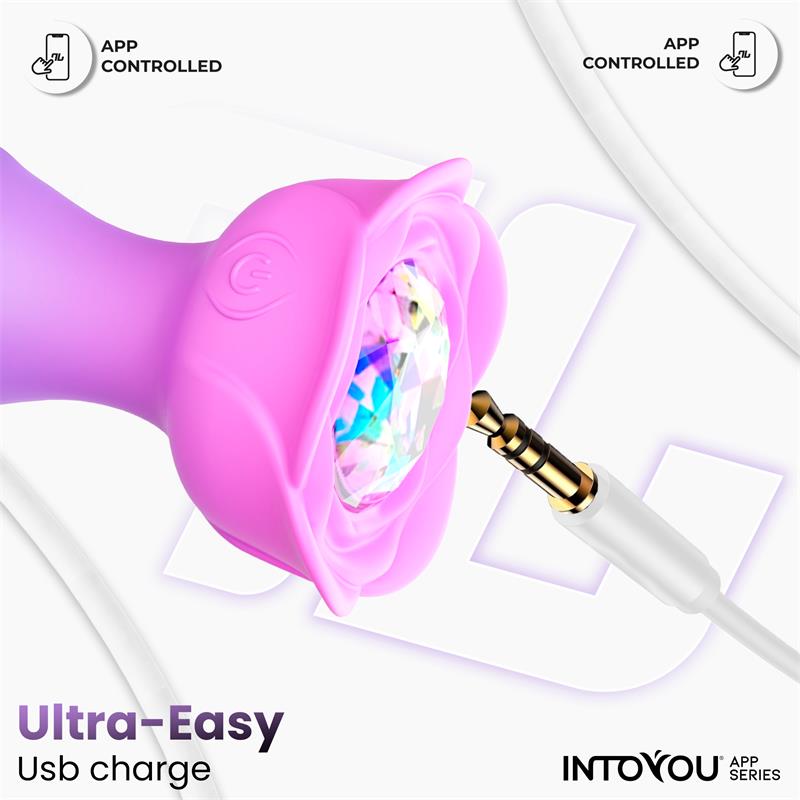 Интерактивная анальная вибропробка с вращением Moxy IntoYou, c вибрацией, длина 11.50 см, диаметр 3.50 см