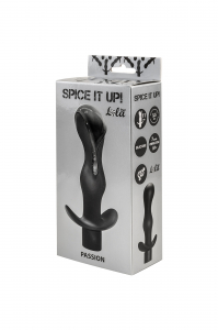 АНАЛЬНАЯ ПРОБКА С ВИБРАЦИЕЙ SPICE IT UP PASSION BLACK