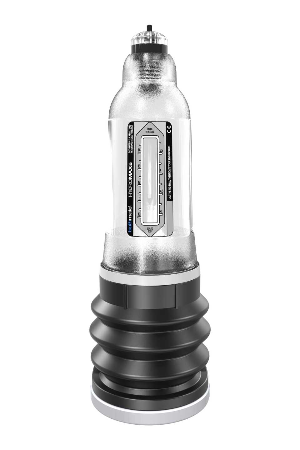 Помпа для пениса Bathmate HYDROMAX5, ABS пластик, прозрачная, 26 см (аналог Hydromax X20)