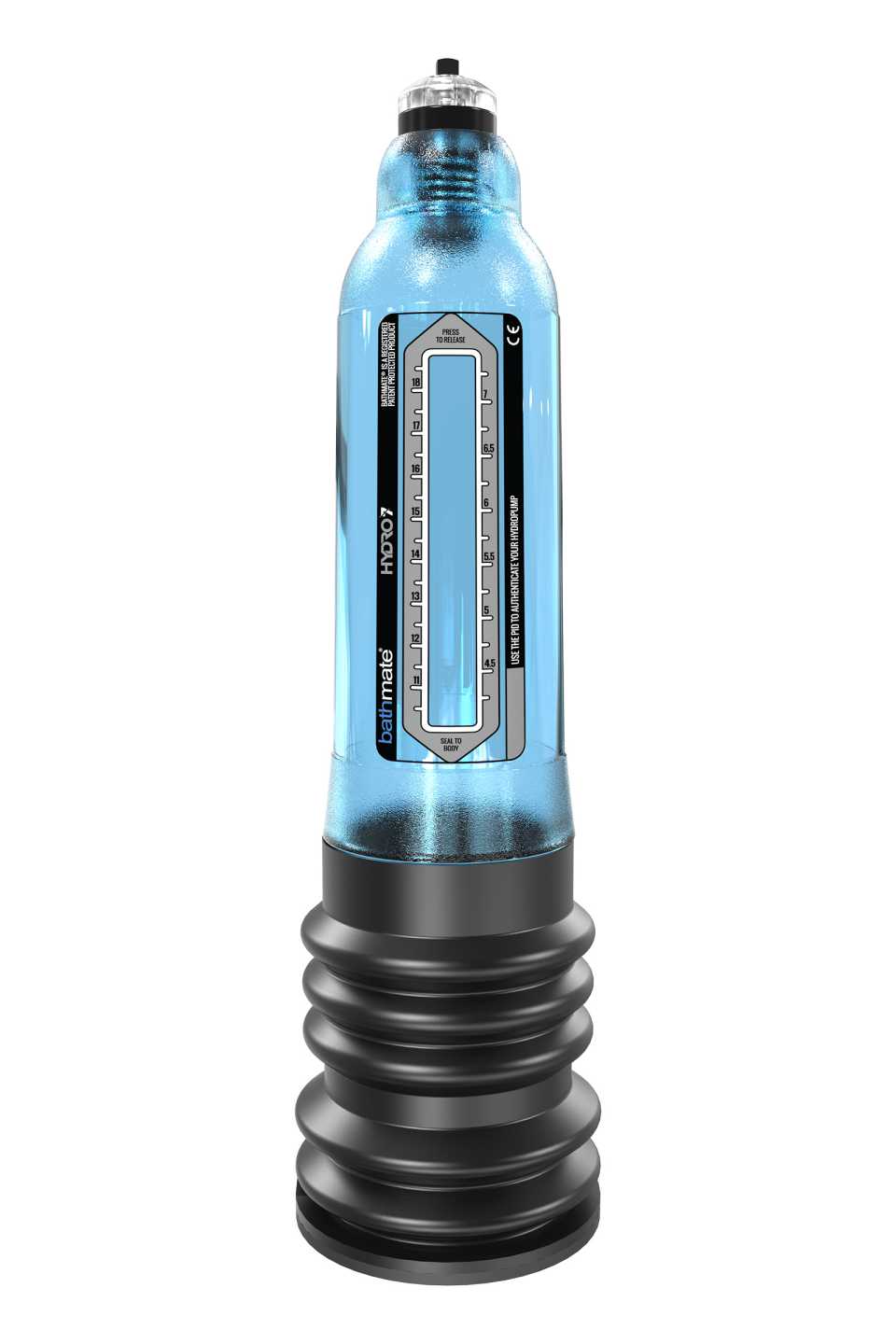 Гидропомпа Bathmate HYDRO7, ABS пластик, голубая, 30 см (аналог Hercules)