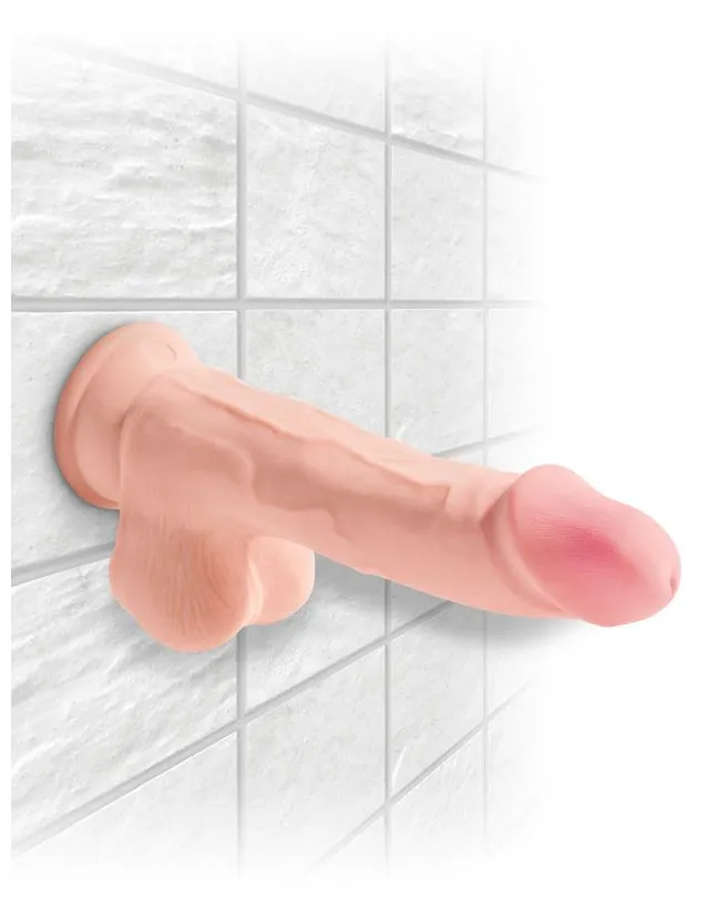 Фаллоимитатор на присоске King Cock Plus 7.5 Triple Density Cock with Balls Pipedream, длина 22.90см, диаметр 4.60см