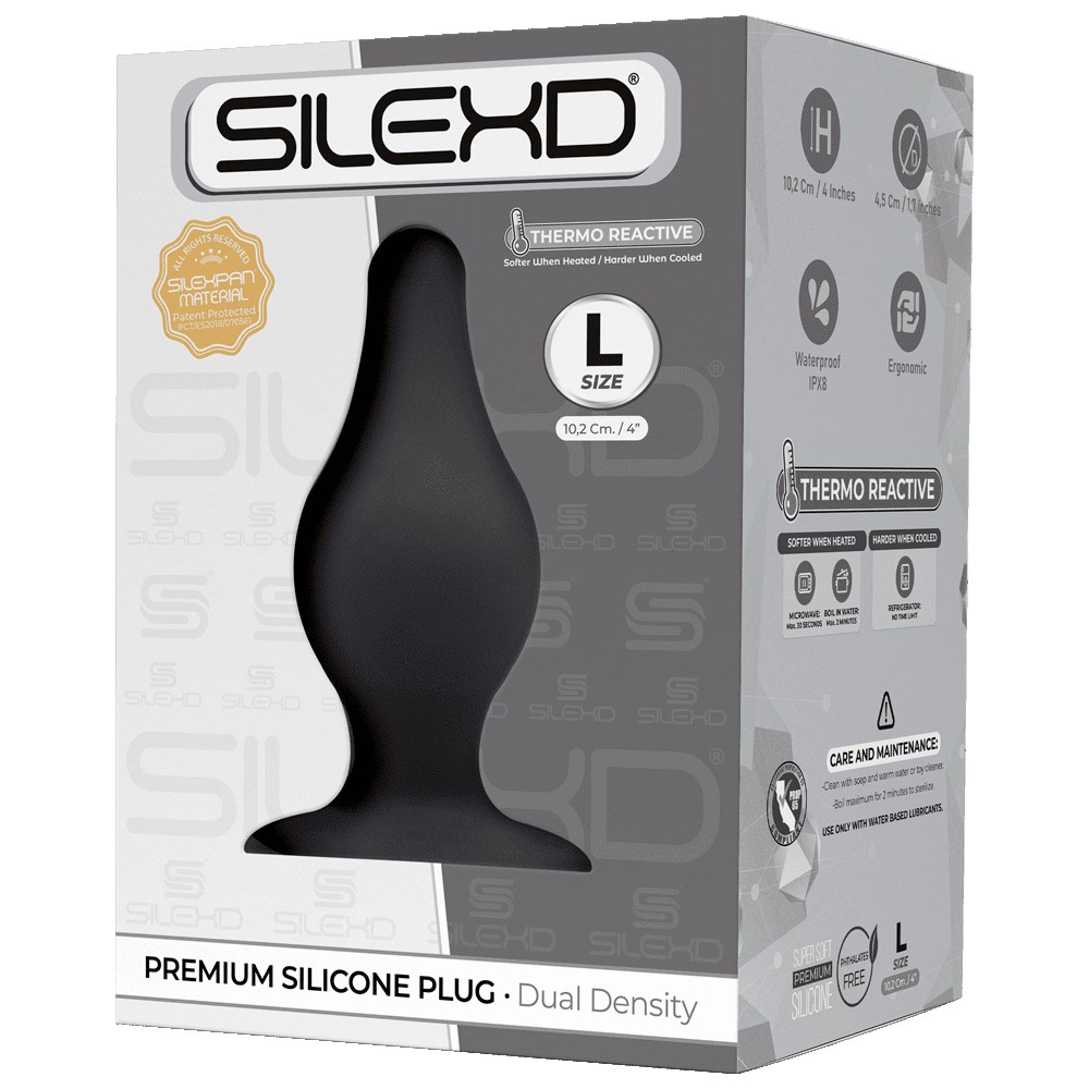 Анальная пробка большая Adrien Lastic , длина 10.20см, диаметр 4.50см