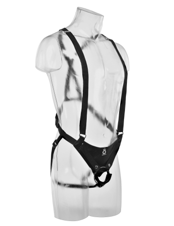 Страпон система с насадкой фаллосом 11 Hollow Strap-On Suspender System Pipedream, длина 27.94 см, диаметр 5.60 см