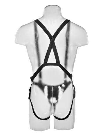 Страпон система с насадкой фаллосом 11 Hollow Strap-On Suspender System Pipedream, длина 27.94 см, диаметр 5.60 см