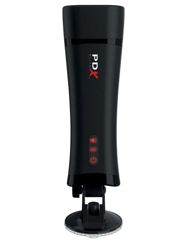 Вибромастурбатор вагина с голосовым откликом PDX Elite Talk Back Super Stroker Pipedream, c вибрацией, длина 22.80 см, диаметр 5.70 см