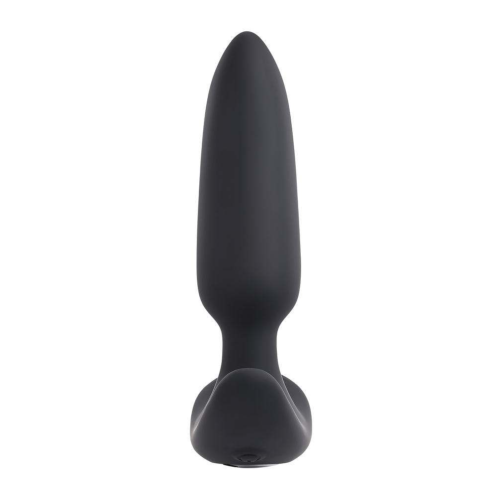 Анальная вибропробка с пультом ДУ Black Beauty Evolved, c вибрацией, длина 11.33 см, диаметр 2.62 см