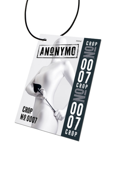 СТЕК ANONYMO #0007, PU КОЖА, ЧЕРНЫЙ, 36 СМ