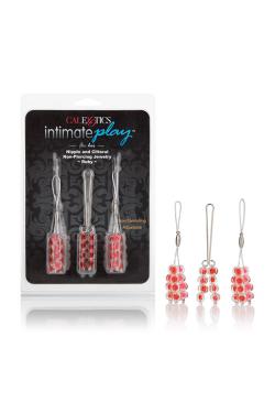 Набор зажимов (украшений) для сосков и половых губ Clitoral Non-Piercing Body Jewelry