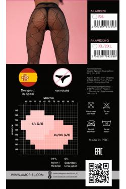 Колготы с рисунком Amor EL (S/L) (42-48)