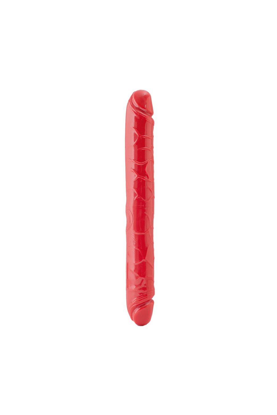 Двусторонний фаллоимитатор Black&amp;Red by TOYFA, ПВХ, красный, 31 см