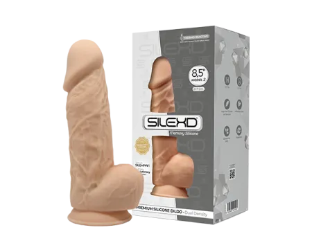 Фаллоимитатор SILEXD Model 2, телесный, 8,5" Длина 21,7 см Диаметр 5,3 см